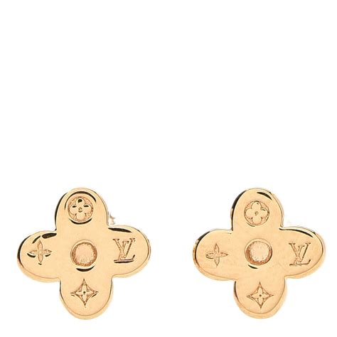 louis vuitton flower stud earrings|Louis Vuitton stud earrings price.